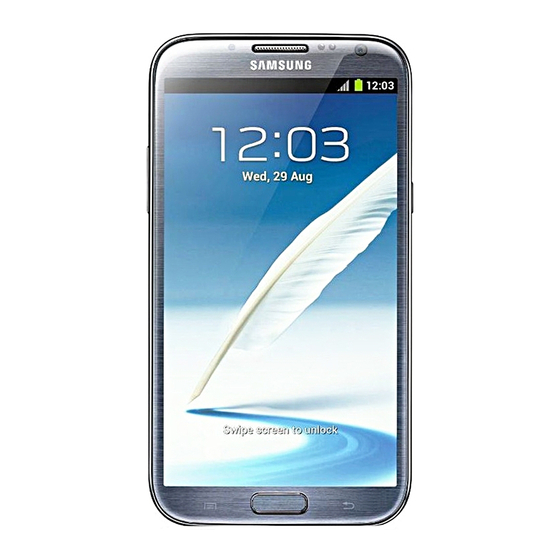 Samsung Galaxy Note II User Manual