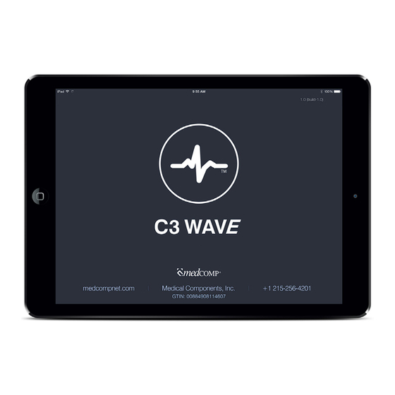 User Manuals: MedComp C3 WAVE Tip Location System