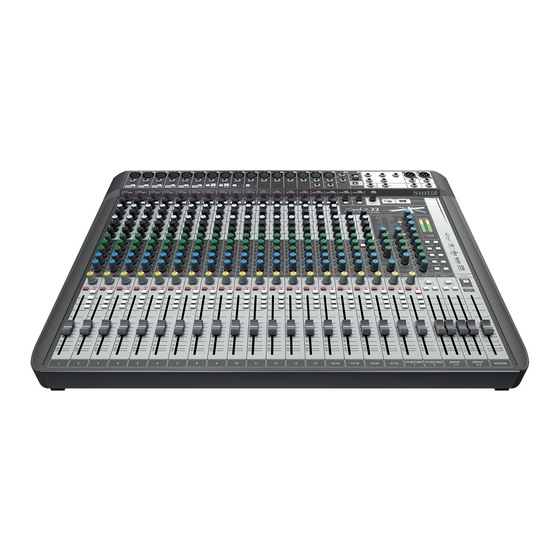 SoundCraft SIGNATURE MTK Recording Manual
