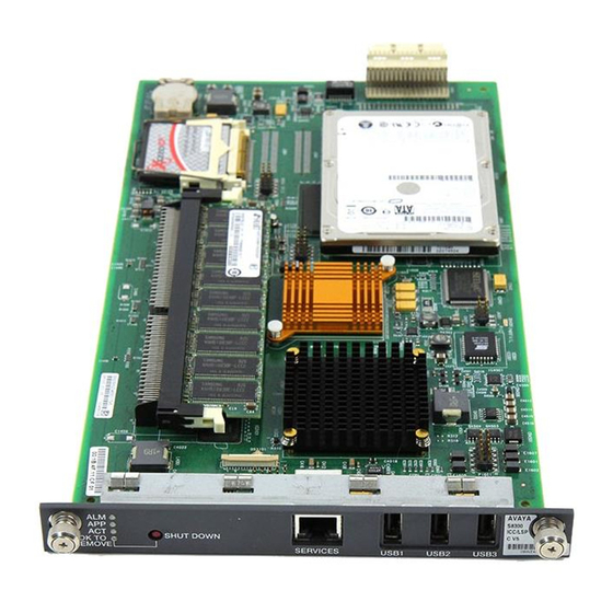 Avaya S8300 Series Replacement Manual