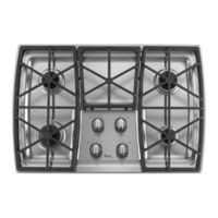 Whirlpool SCS3017RQ - 32 Inch Sealed Burner Gas Cooktop Installation Instructions Manual