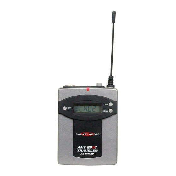 Galaxy Audio ANY SPOT AS-DCTVMBP User Manual