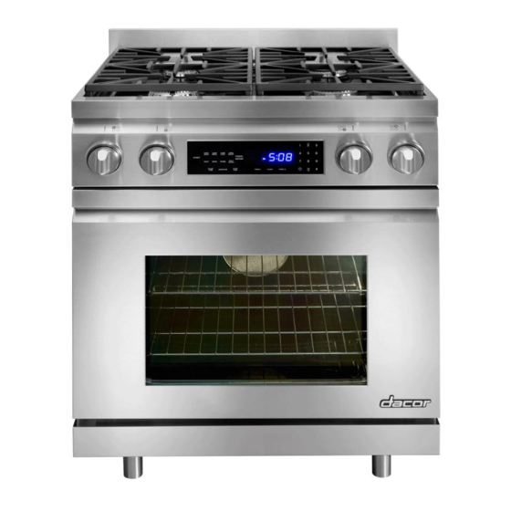 Dacor Distinctive DR30DIH Use And Care Manual