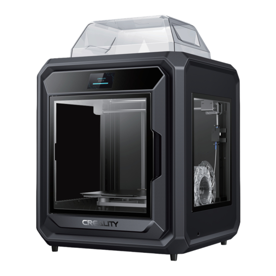Creality Sermoon D3 Quick Start Manual