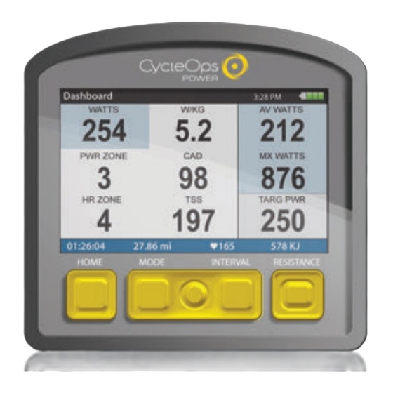 CycleOps Joule 3.0 User Manual