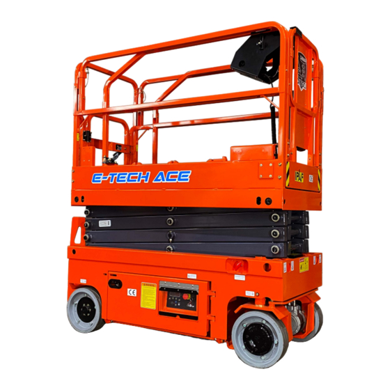 DINGLI E-TECH ACE Series Training Manual