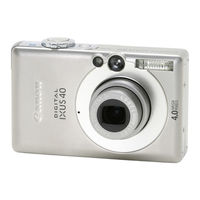 Canon IXUS 40 User Manual