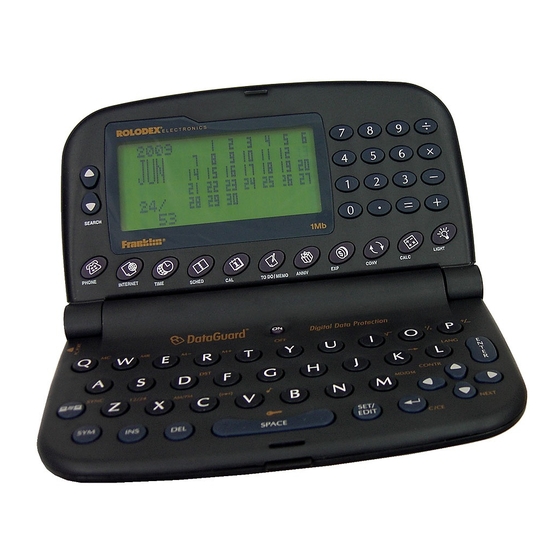 Rolodex RF-1000 User Manual