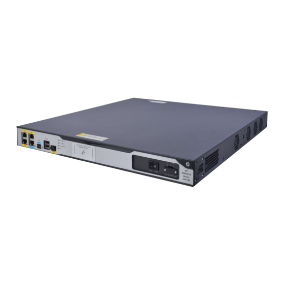 HP MSR2000 series Configuration Manual