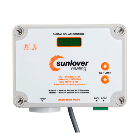 Sunlover SL3 Instructions
