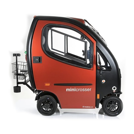 User Manuals: medemagroup Mini Crosser X1 Cabin Scooter