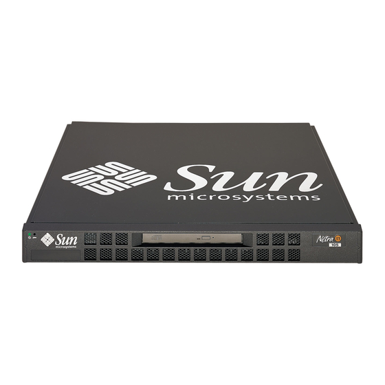 Sun Microsystems Netra t1 Installation Manual