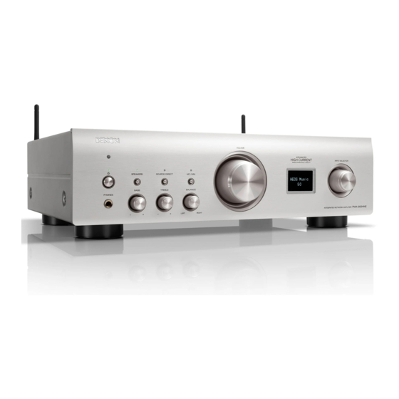 Denon PMA-900HNE Quick Start Manual