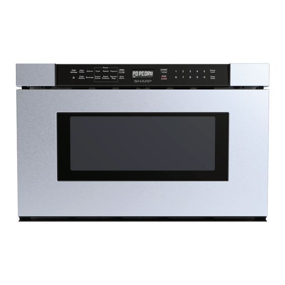 Sharp Microwave Drawer SMD2440JS Operation Manual