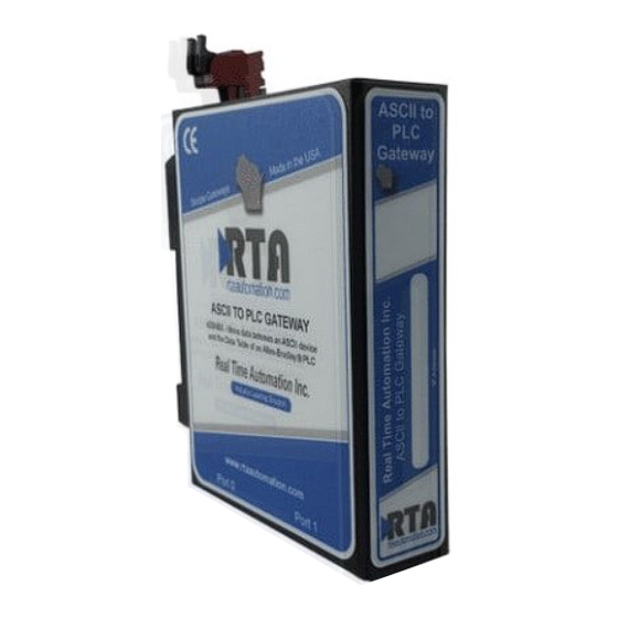 RTA 460MMBS-N2E Modbus Gateway Manuals