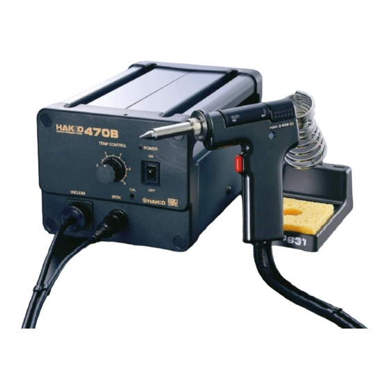 Hakko Electronics 470B Instruction Manual
