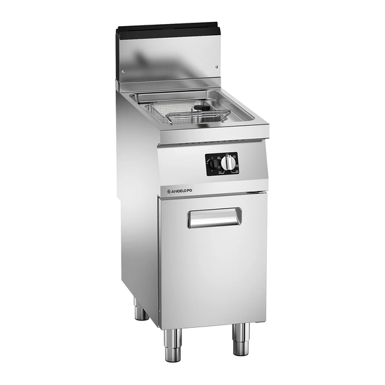 Angelo Po 0S1FR7G Gas Fryer Manuals