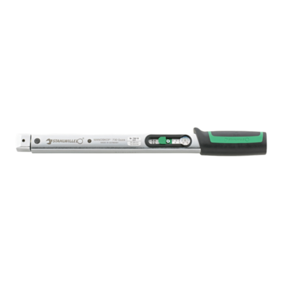 Stahlwille 730a/10 Quick Manual
