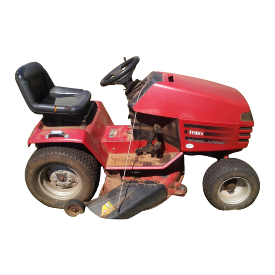 Toro Wheel Horse 267H Operator's Manual