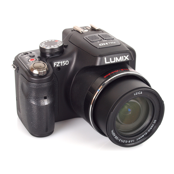 Panasonic Lumix DMC-FZ150 Operating Instructions Manual