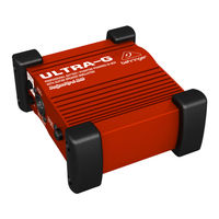 Behringer Ultra-G GI100 User Manual