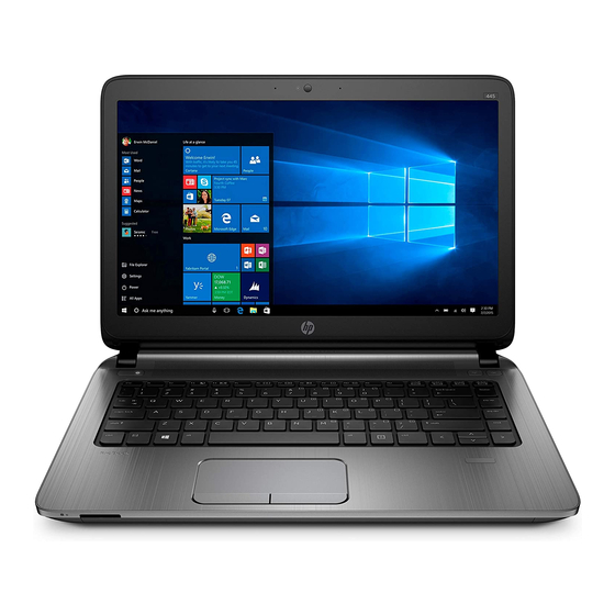 HP ProBook445 G2 Maintenance And Service Manual