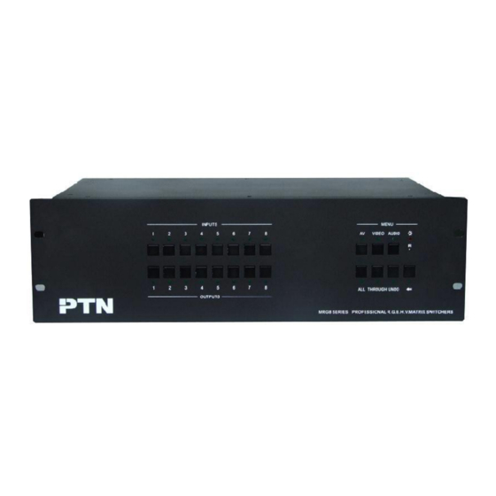 PTN MRG88A User Manual