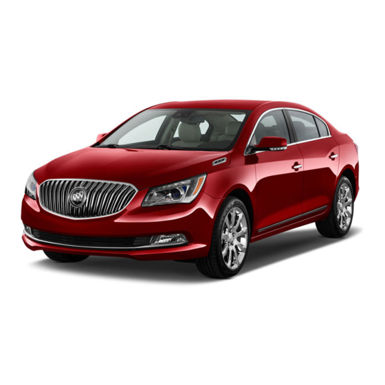 Buick 2016 LaCrosse Getting To Know Manual