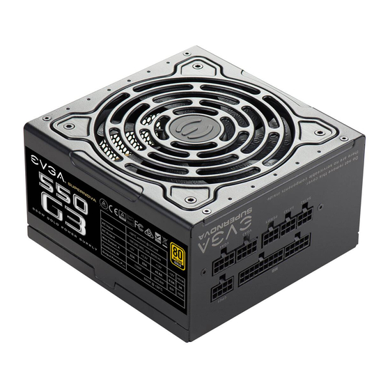 EVGA supernova G3 series User Manual