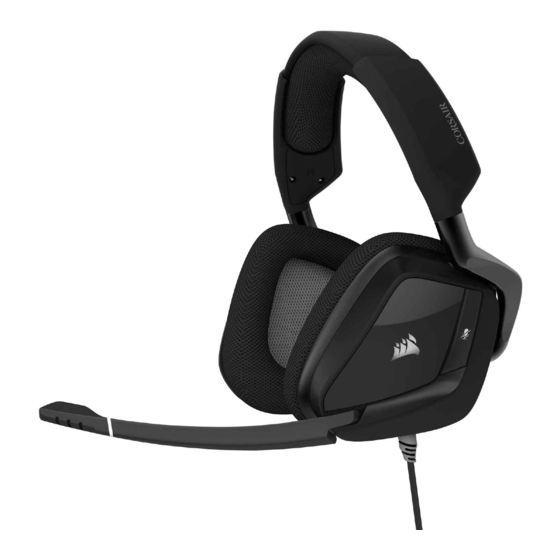 Corsair VOID PRO RGB Wireless Quick Start Manual