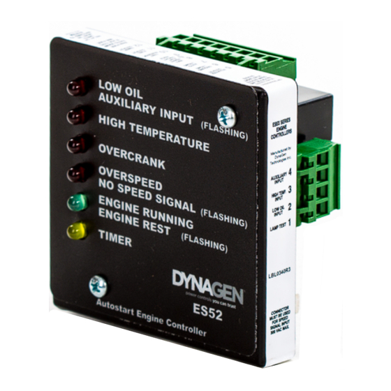 DynaGen ES52 Installation And User Manual