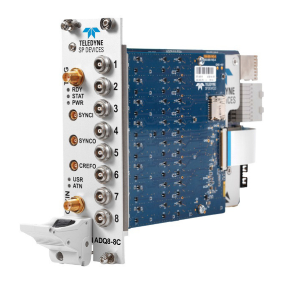 Teledyne SP Devices ADQ8-8C Manual