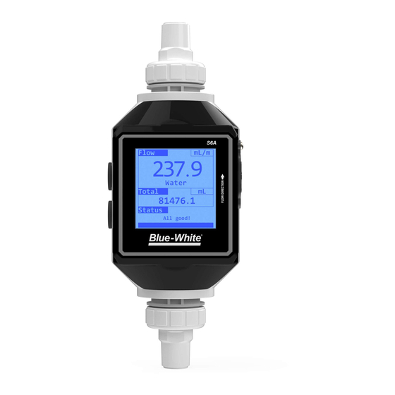 Blue-White industries S6A Quick Start Manual
