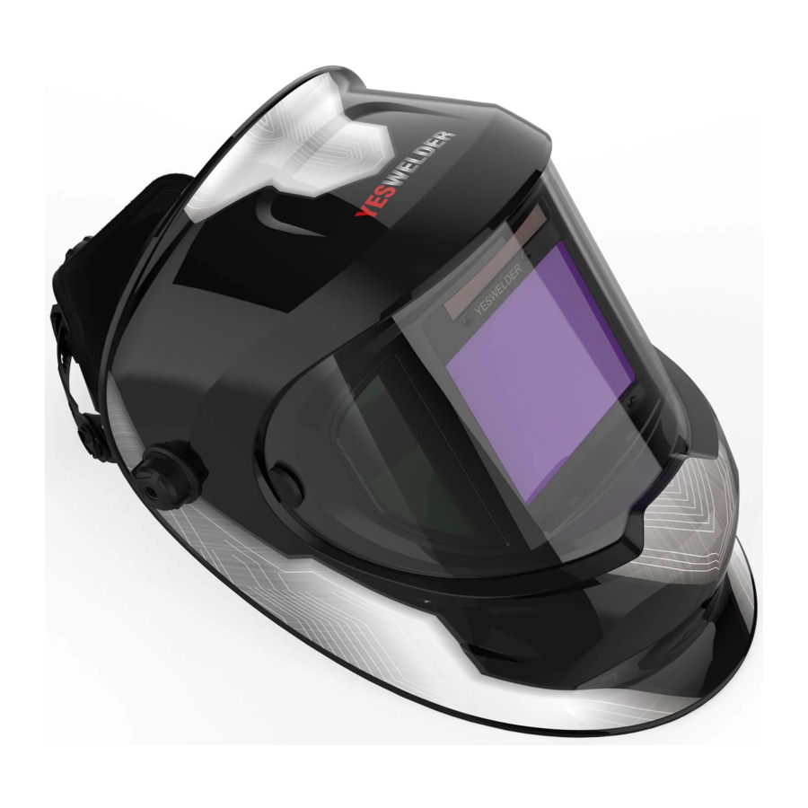 YESWELDER LYG-Q800D Series - Auto-Darkening Welding Helmet Manual