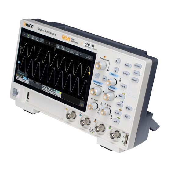 Owon ADS800A Series User Manual