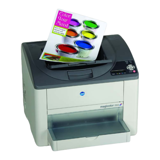 Konica Minolta magicolor 2550 Series Technical Manual