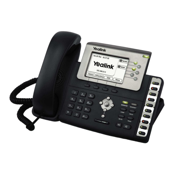 Yealink SIP-T28P User Manual