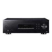 Pioneer SX-20DAB-S Operating Instructions Manual