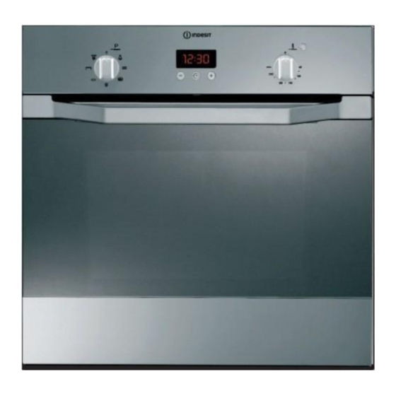 Indesit IF 83 KC.A IX S Operating Instructions Manual