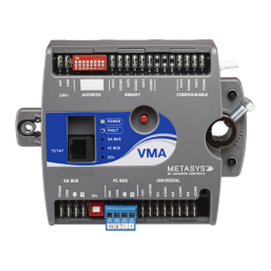 Johnson Controls VMA18 Series Installation Instructions Manual