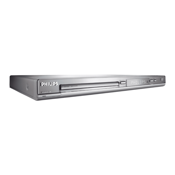 Philips DVP3020/12 Quick Start Manual