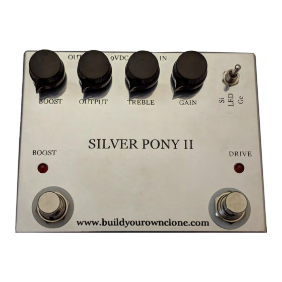 BYOC Silver Pony 2 Manuals