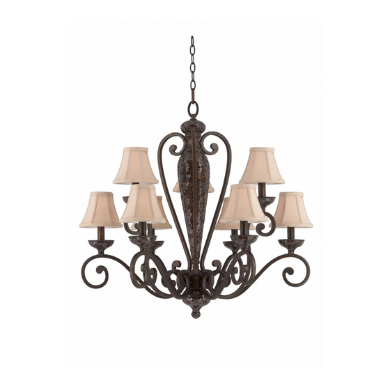 Triarch Chandelier 31444 9 LTS Assembly Instructions