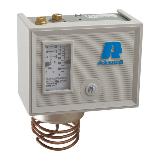 Ranco O10 Installation Data