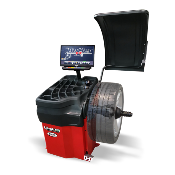 Butler LIBRAK360S Wheel Balancer Manuals