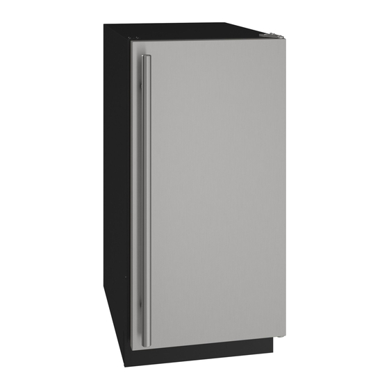 U-Line Anb115 User Manual & Service Manual