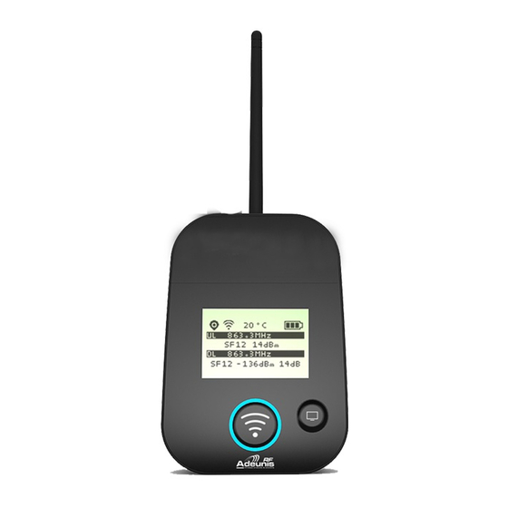 Adeunis RF ARF8123AA-V2 User Manual