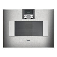 Gaggenau BM450 Instruction Manual