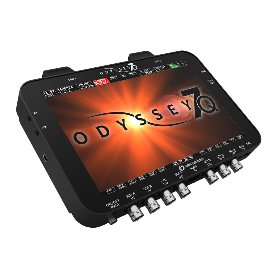 Convergent Design Odyssey7Q User Manual