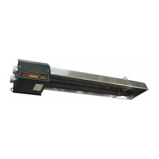 HeatStar enerradiant HST35 Operating Instructions And Owner's Manual